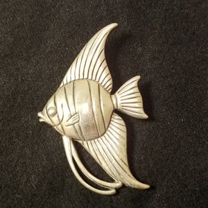 James Avery Jewelry - James Avery Retired Sterling Silver Fish Pin James Avery Jewelry - James Avery Retired Sterling Silver Fish Pin